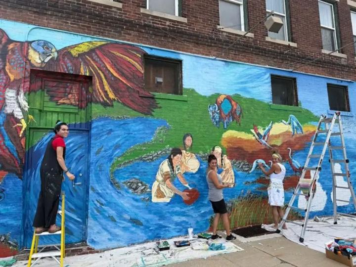 Megan Couri Mural in Downtown Peoria